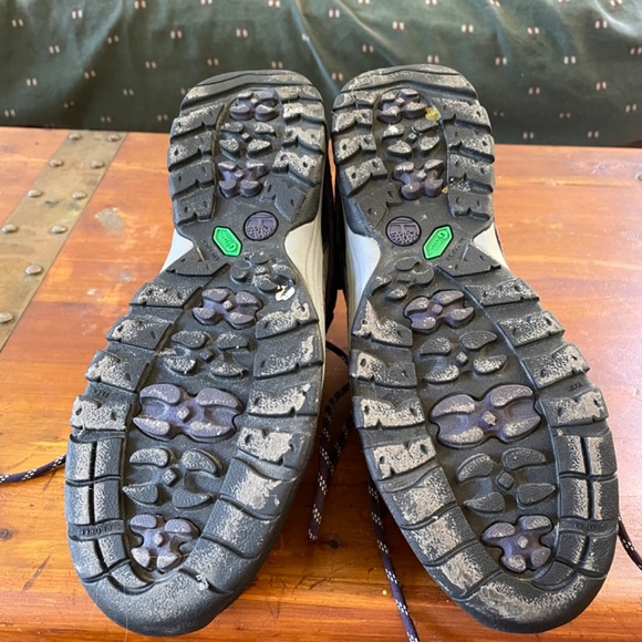 Timberland Carrigan Notch Purple Gray Suede Waterproof Hiking Sneakers Women 8.5 - Picture 9 of 9